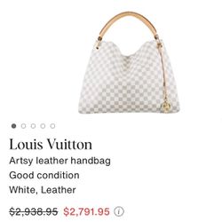 Louis Vuitton Artsy leather handbag
