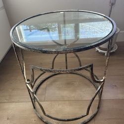 Glass Side Table
