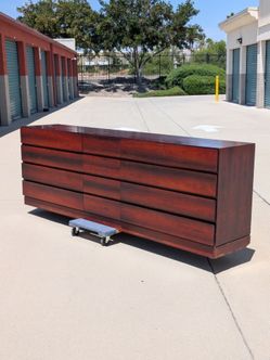Mid Century Modern 14 Drawer Rosewood Dresser by Arne Wahl Iversen, Denmark, c1970s