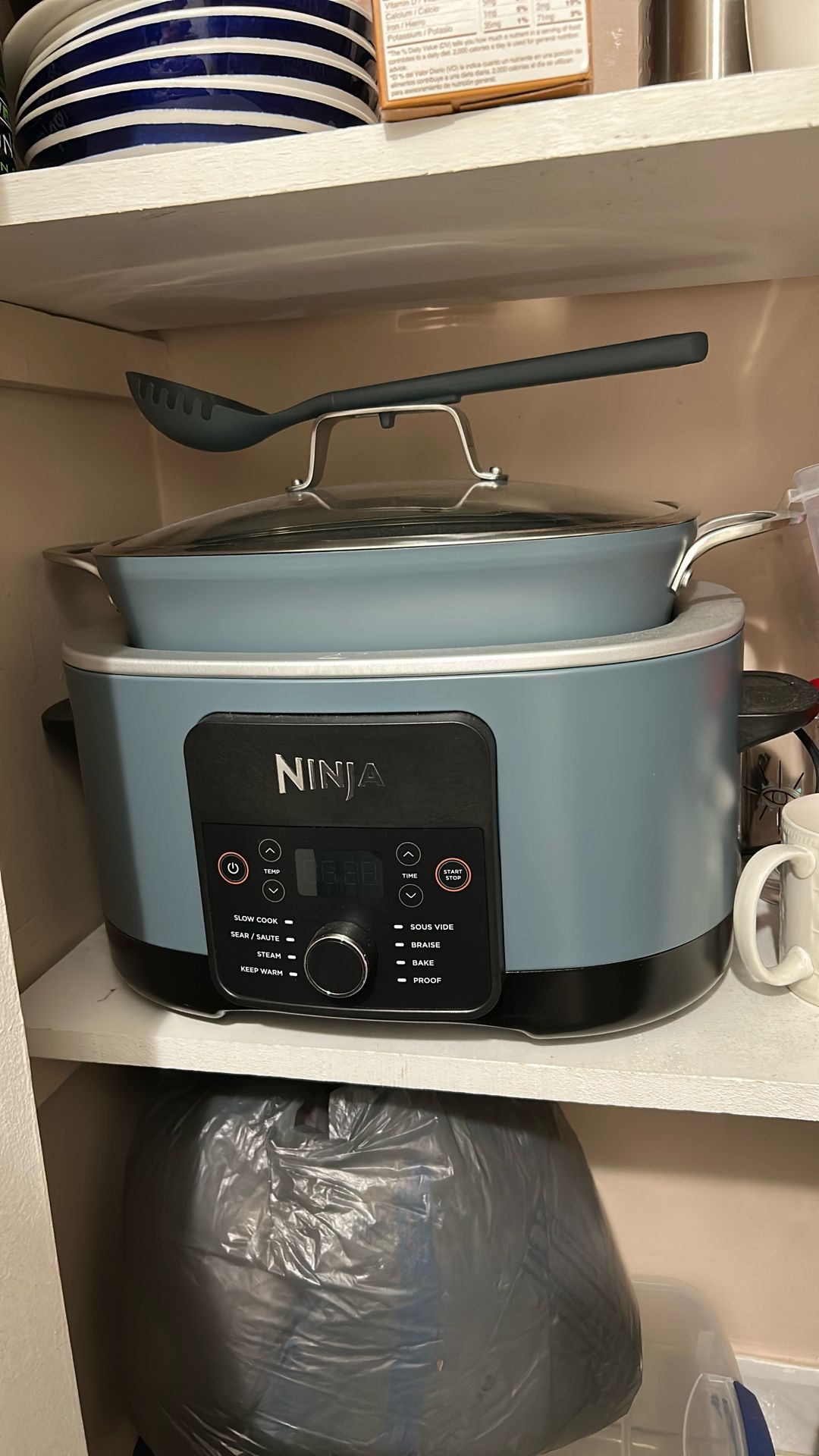 ninja Foodi PossibleCooker PRO, Multi Cooker Sea Salt Grey