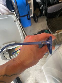 Ray bans blue aviator style