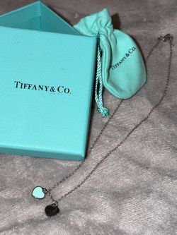 Tiffany & Co. Double Heart Pendant Necklace