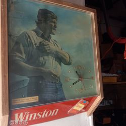 Winston  Sigarets  Clock  