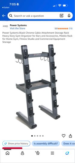 Power Systems Cable Attachment Storage Rack