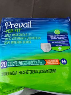 Prevail adult pampers size 2xl