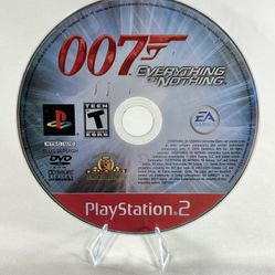 James Bond 007 Everything Or Nothing Sony PlayStation 2 Disc Only Tested