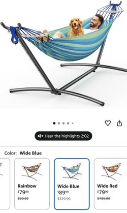 Brand new in box, Double Hammock,$70,firm on price