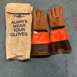 High Voltage Safety Gloves With Bag