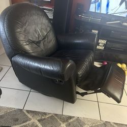 Recliner Real Leather 