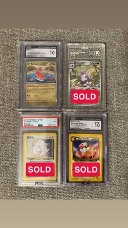 Pokemon Graded Cards ( Tag , Cgcg & PSA ) Message Me For Price