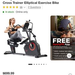 Pro form Bike/elliptical Combo  