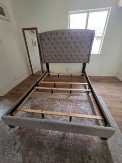 Queen Upholstered bed frame