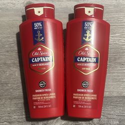 Old Spice Captain Body Wash $5 Each 