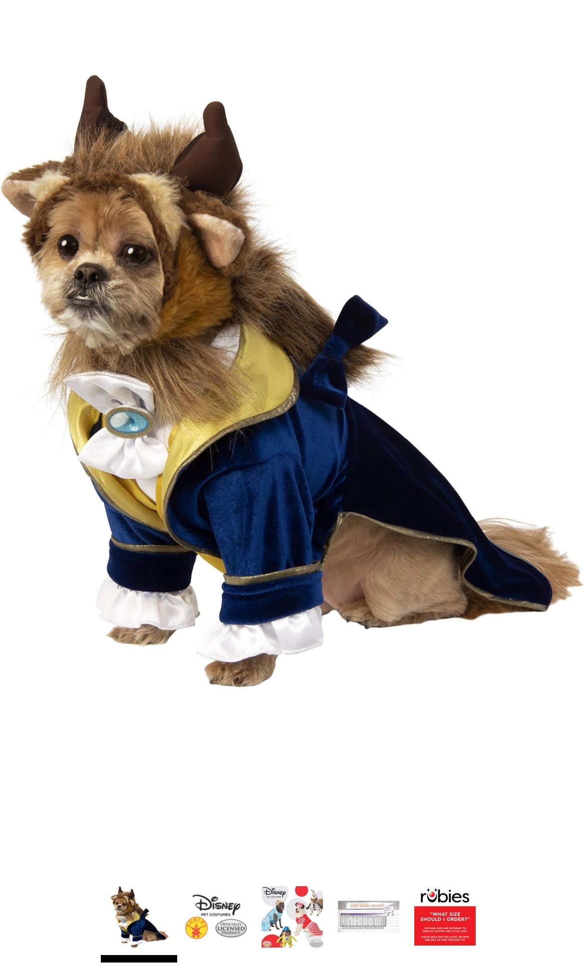 Rubies Disney Beast Dog Costume Large