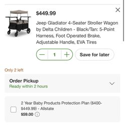 Jeep Gladiator Stroller