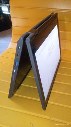 Lenovo 300e Chromebook 2nd Gen 81MB 2-in-1 Laptop Tablet ONLY 18 CHARGES ON BATTERY!