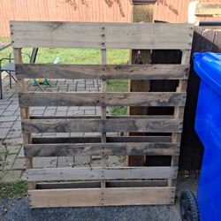 2 Wooden Pallets Free