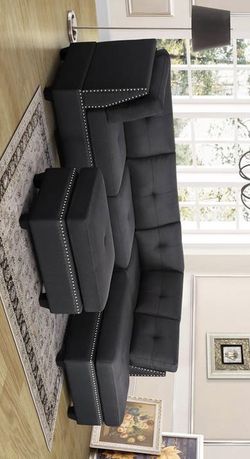 New Sectional with ottoman/ couch