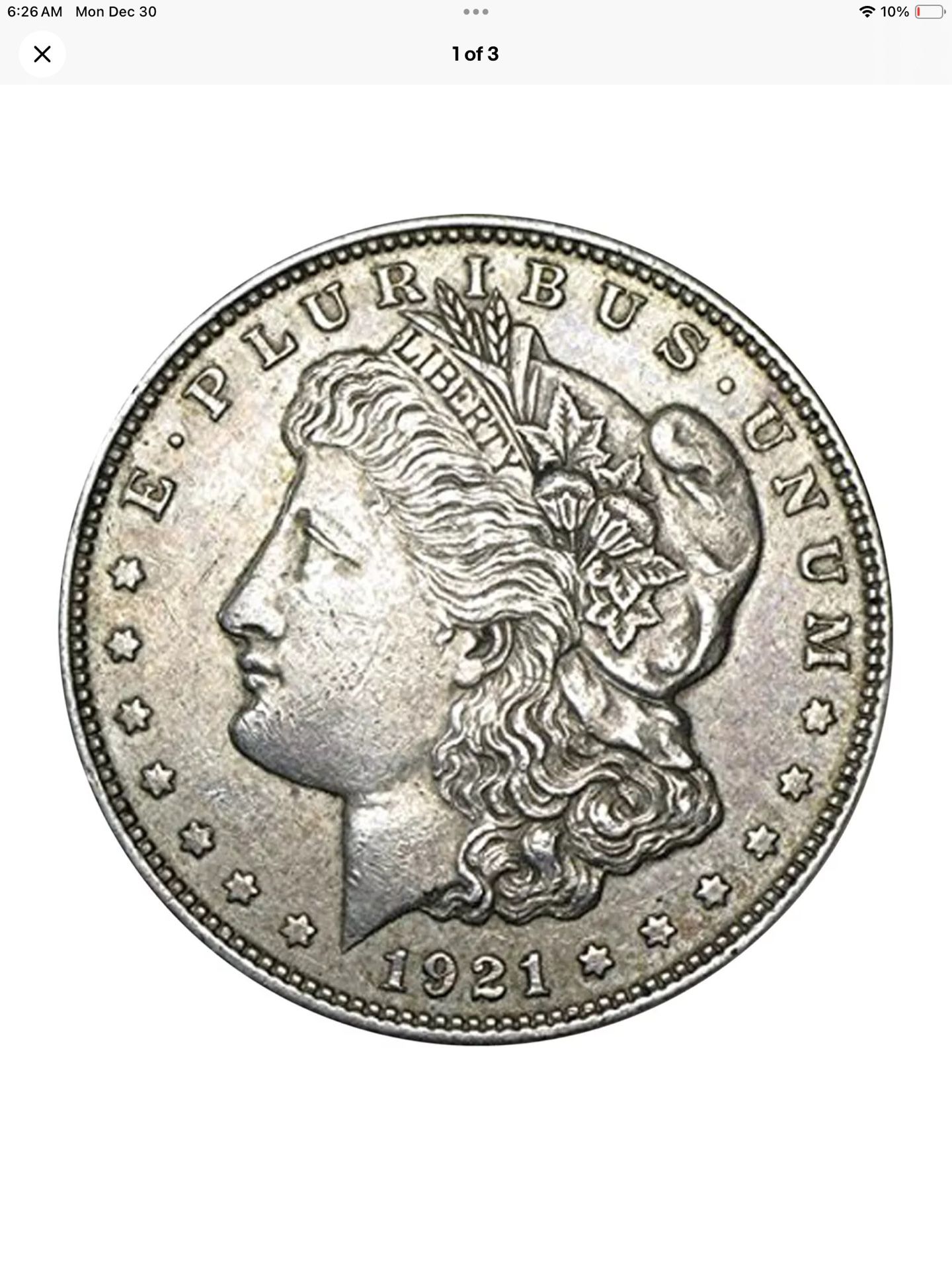 Morgan Silver Dollar 1921