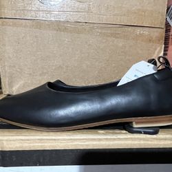 Time and Tru Women's Soft Square Toe Ballet Flats