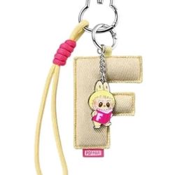 LABUBU pin for love pendant letter F unopened 