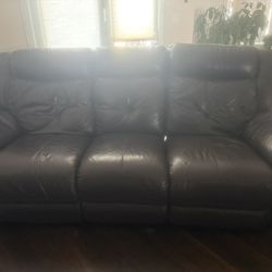 Leather Couch 