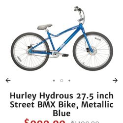 hurley hydrous 27.5 bmx bicycle Hurley Hydrous 27.5 BMX Bicycle for Sale in Palmdale, CA