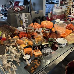 Lot Of Fall/halloween Decor
