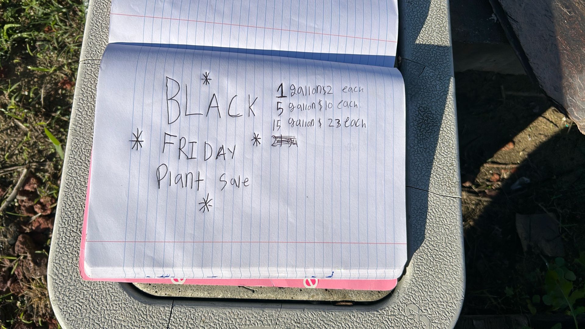 Black Friday Plant Sale