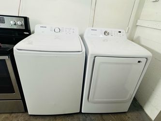 Samsung Top Load Washer and Dryer Set