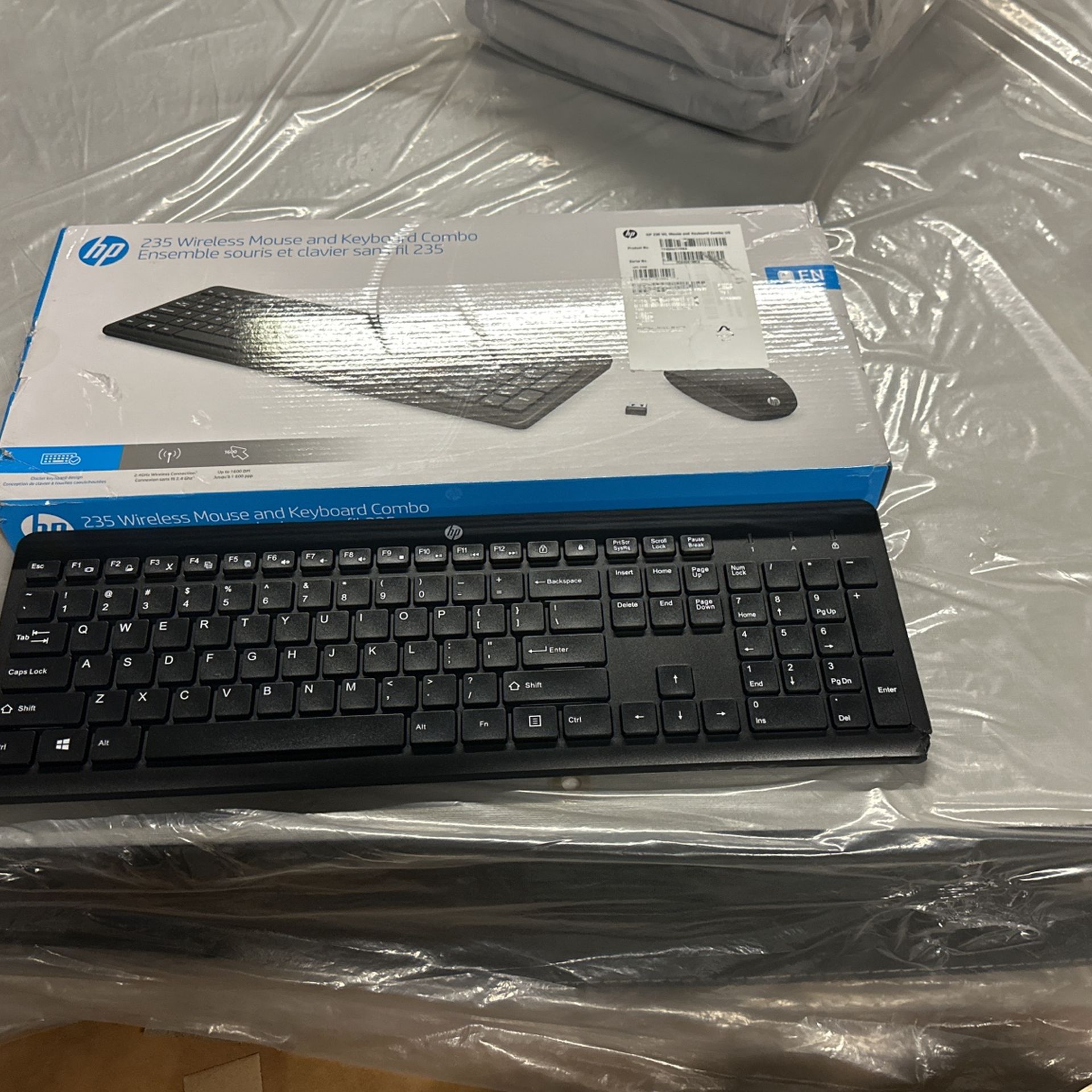 HP keyboard and a mouse combo wireless