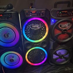 Bocinas Bluetooth con Microfono y Remoto incluido Para Karaoke 🎤 😆🎶🔊