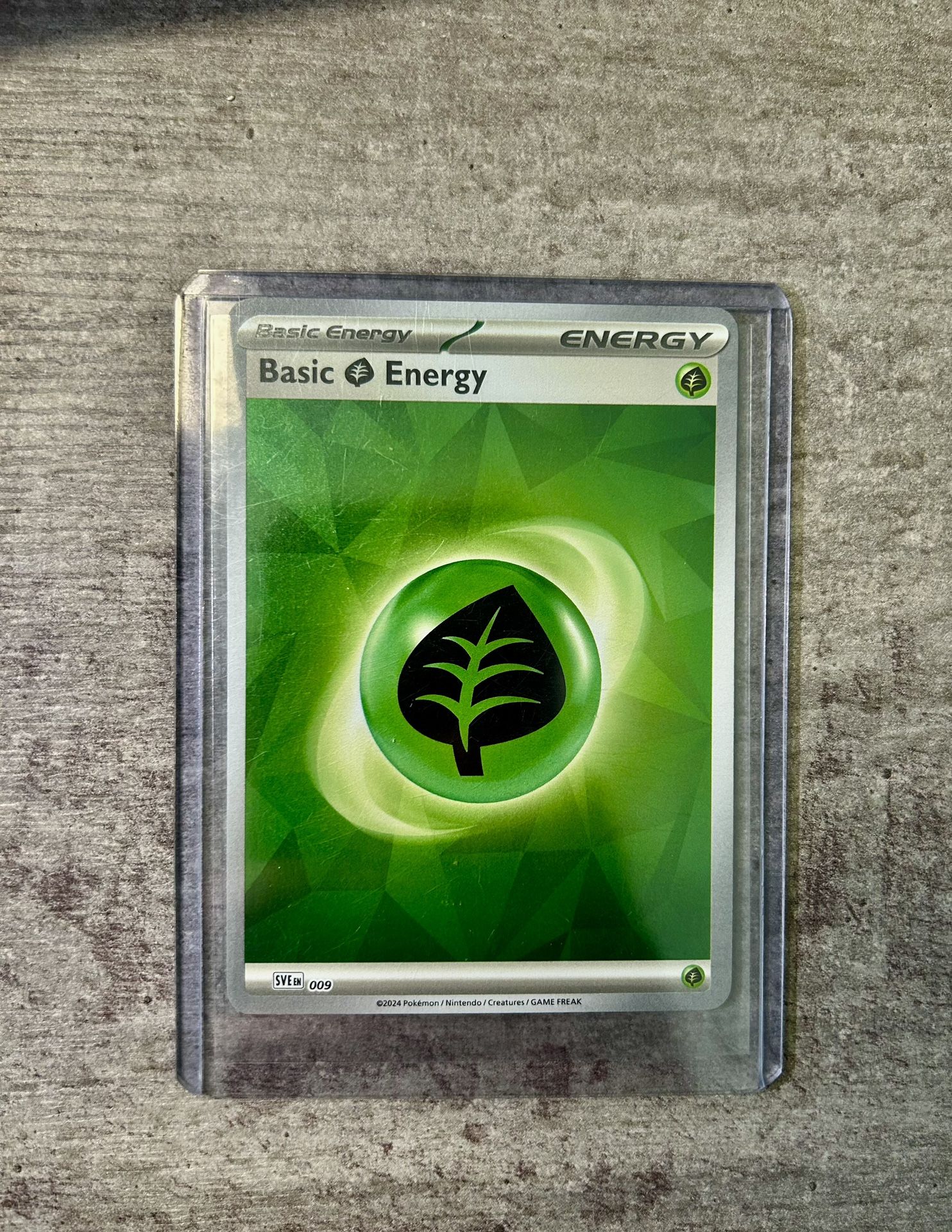 Pokémon Basic Green Energy Holo