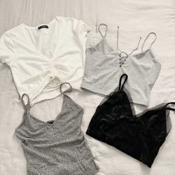 Summer crop tanks tops