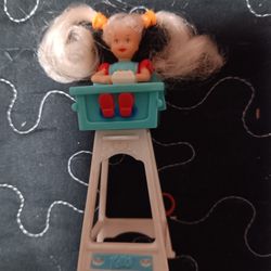 Vintage 1998 McDs 4" Kelly In Highchair