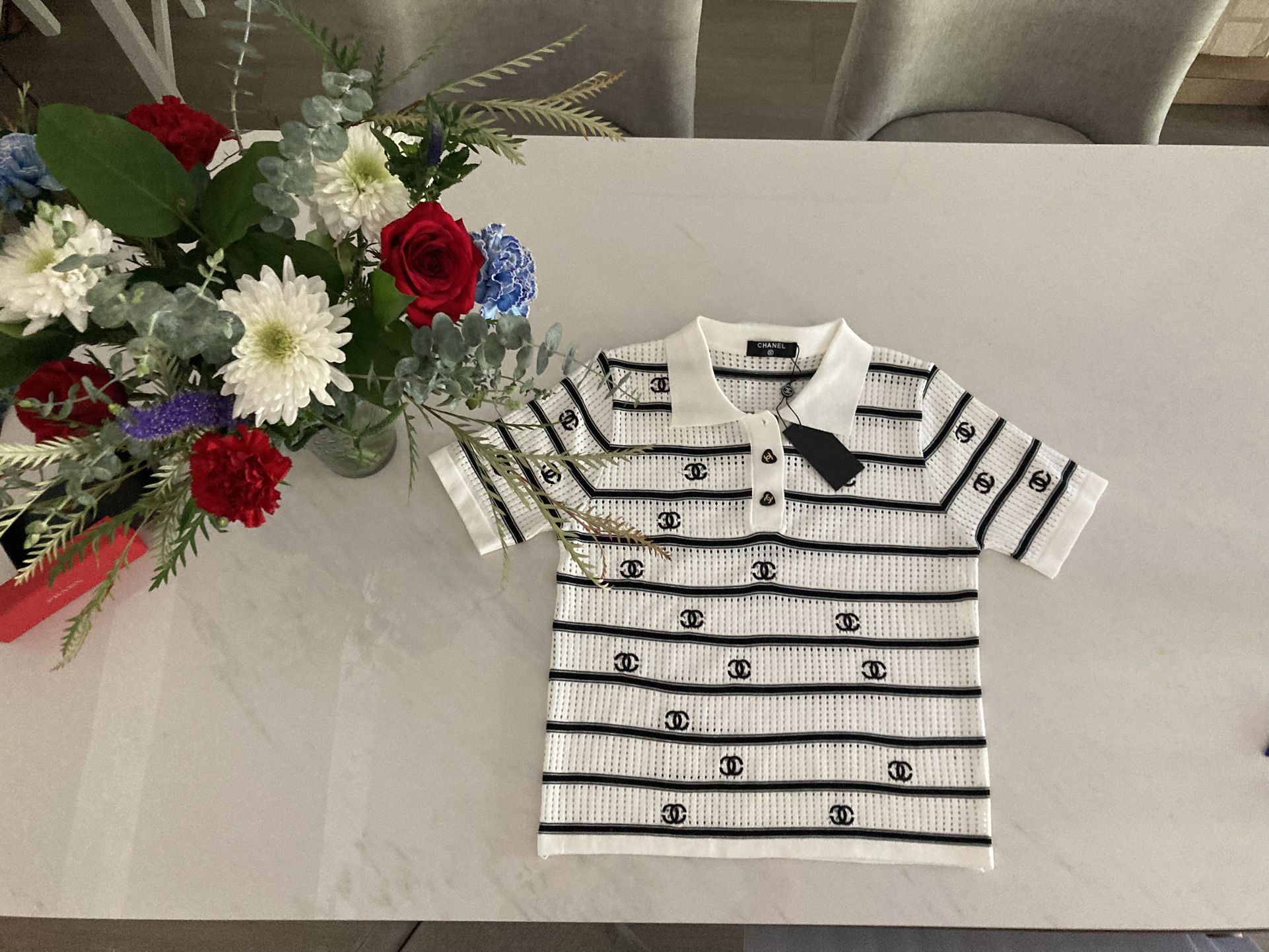 ✨Beautiful Top Shirt C Design Polo Golf High Style size Med / L