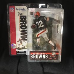 Cleveland Browns NFL Legends Jim Brown (RIP) Action Figure - Very Nice Condition! 