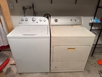 Whirlpool Top Load Washer and Dryer Set