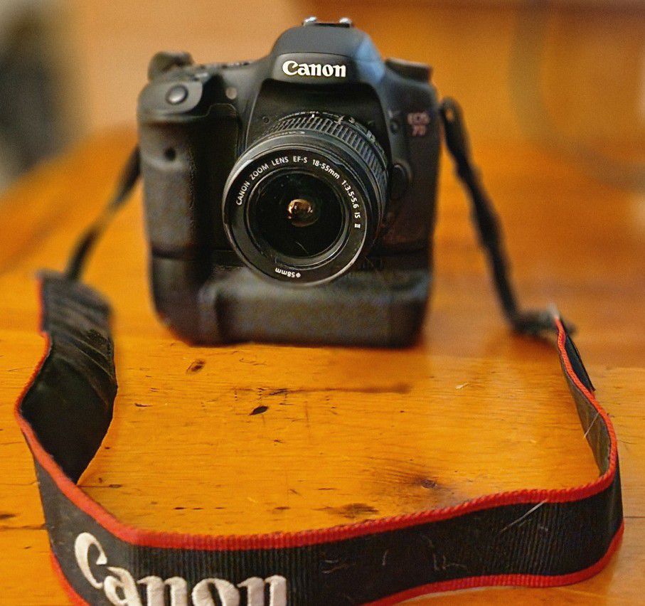 Canon EOS 7D with EFS 18-55mm Lens
