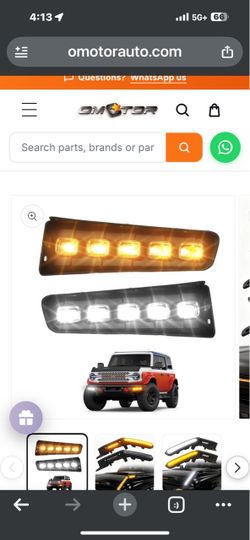 Ford Bronco LED DRL Turn Signal Light Set