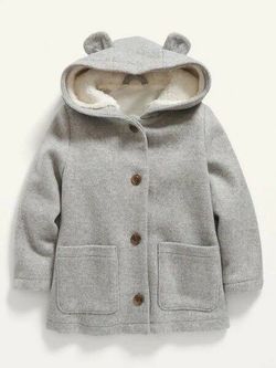 Old Navy Gray Coat Girls 6-12 Months