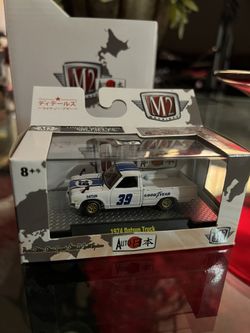 M2 Machines Sema 2019 Datsun Truck Goodyear Limited to 300 (GOLD WHEELS) 