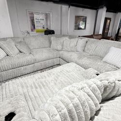 Fluffy Fluffy Sectional On Sale 