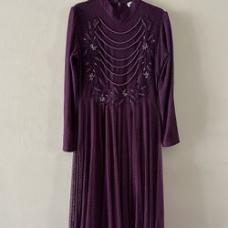 Purple / Plum Color Formal Dress