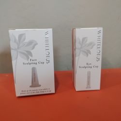 New White Lotus Face And Eye Sculpting Cups