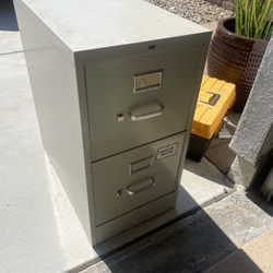 2 Drawer Filing Cabinet 