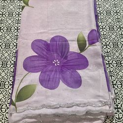 Georgette Saree Flower Print