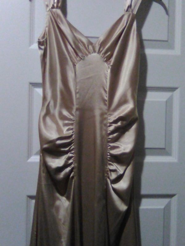 Golden Bridesmaid Dress