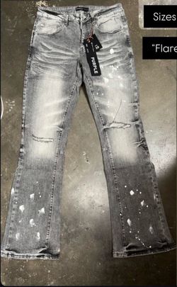 Purple jeans