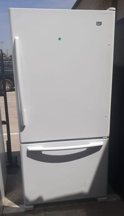 Maytag Bottom Freezer  White Refrigerator
